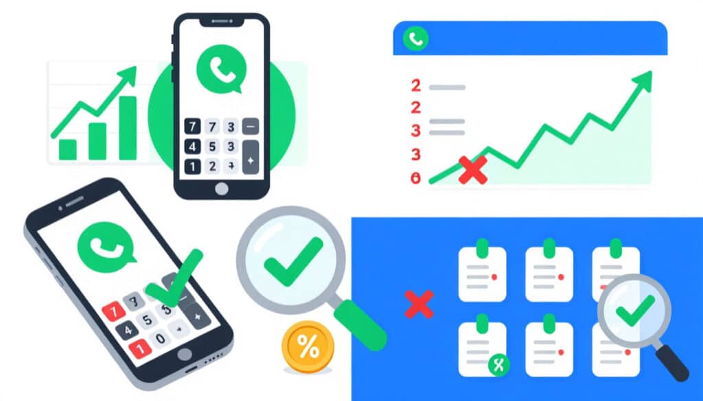 Как сэкономить 40% бюджета на рассылках в WhatsApp за счет предварительного чекинга.
