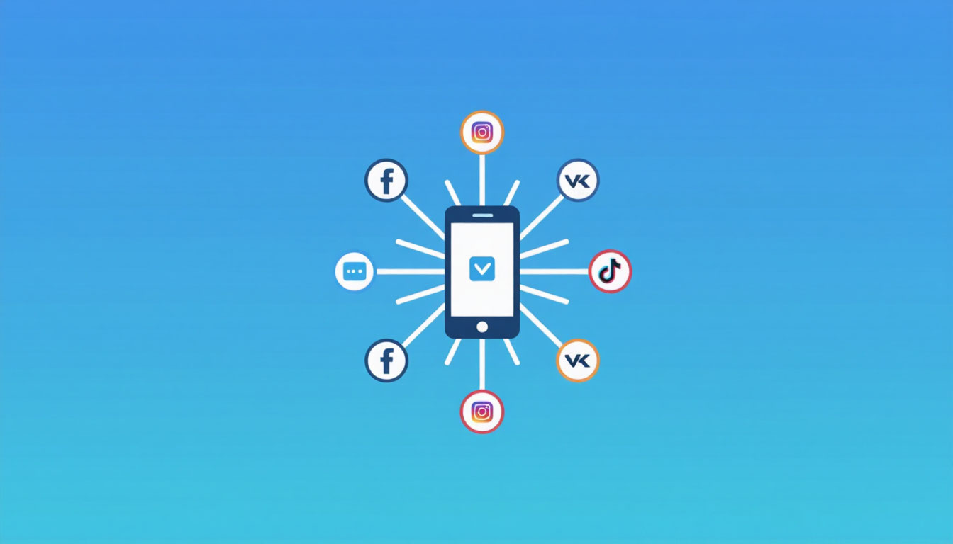Чекер соцсетей по номеру: Facebook, VK, Instagram, TikTok