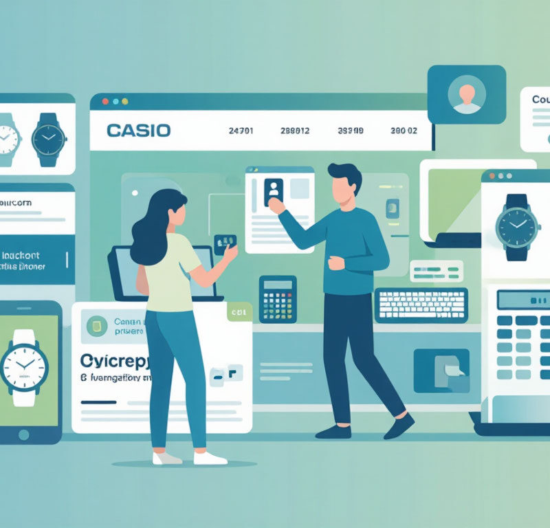Casio — интернет-магазин — 2 400 000