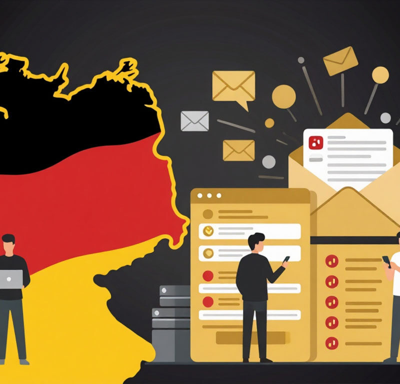 Germany Emails — база email адресов — 9 750 000